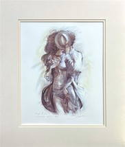 Lena Sotskova Study &quot;The Kiss&quot; Hand Signed Limited Lithograph On Paper Love Art - £790.57 GBP