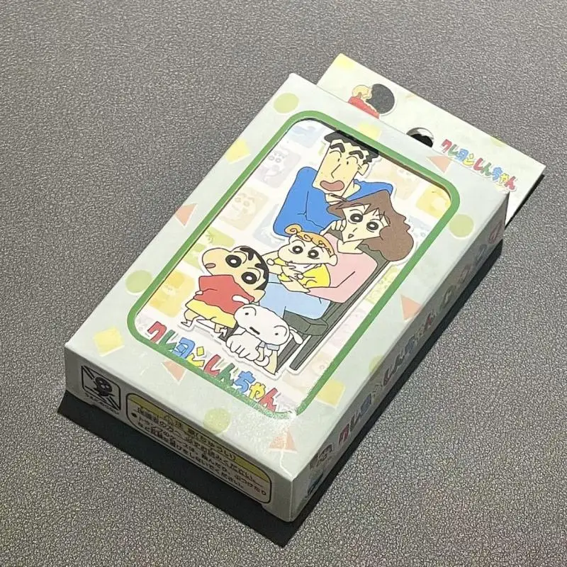 Crayon Shin Chan Playing Card Japanese Kawaii Anime Cartoon Student Gathering - £7.73 GBP