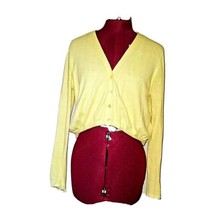 CAbi Prepster Cardigan Yellow Women Size Small  Cropped - £24.97 GBP