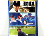 The Natural / A League of Their Own / Moneyball (3-Disc DVD Set) Brand N... - $15.78