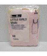 Vintage Sears Girls Shirts Vests Tank Top Package Of 3 Size 6-6x Sealed NOS - $871.52 MXN