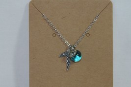 Necklace (New) Mermaid Tail &amp; Dangel - Silver Chain W/SILVER Dangels - £10.58 GBP