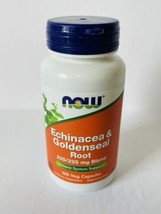 Now Foods Echinacea & Goldenseal Root 225mg/225mg Blend 100 Capsule Exp 5/24 - $19.70