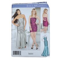 Simplicity Sewing Pattern 1907 Dress Gown JESSICA MCCLINTOCK Size 4-12 - $8.44