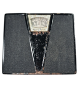 Antique Mayfair Bathroom Scale Black Adjustable Rustic Wear Analog Works... - $82.06 CAD