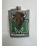 Marshall University Bison Stainless Steel 8oz. Hip Flask FB12M - £7.77 GBP