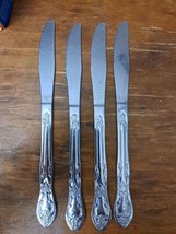 Oneidacraft VENUS Stainless Glossy Flatware Lot of 4 Dinner Knives - £5.50 GBP