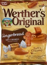 1-2.22oz Pk WERTHER&#39;S Original GINGERBREAD Soft Caramels LMTD EDIT Holid... - $7.80