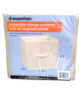 3 Storage Bins New Tan Collapsible Storage Bin Container with Handle - $280.61 MXN