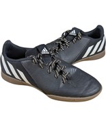 Kids Indoor Soccer Shoes Adidas Predator Edge 4 Size 3 Black Youth Grade... - $47.42 CAD