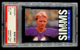 1985 Topps #123 Phil Simms New York Giants PSA 8 NM-MT - £27.08 GBP