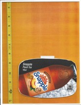 DrP - Snapple Size Snapple Peach Tea 16 oz BOTTLE Soda Machine Flavor Strip - £2.39 GBP