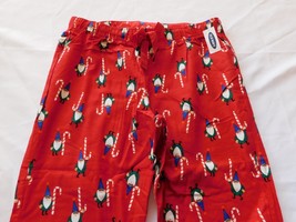 Old Navy Sleep Pant Women&#39;s Sleep Lounge Pants Size M medium Red Christm... - £31.64 GBP