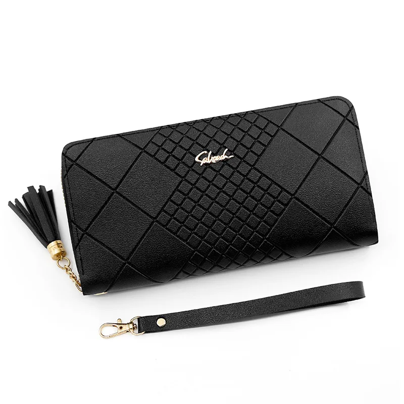 Zipper  Coin Purse Women Card Holder Long PU Leather Clutch Wallet Large Capacit - $54.64