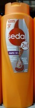 2X Sedal Shampoo 2 In 1 Restauracion Shampoo Y Acondicionador -2 Grandes 650 Ml - £20.37 GBP