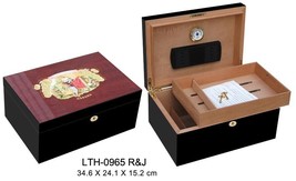 Limited Edition  Designer Piano Finished Humidor  NEW OLD STOCK Only 60 Produced - £89.36 GBP