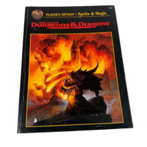 Advanced Dungeons &amp; Dragons Players Option Spells Magic Paperback 2163 1st Print - £18.80 GBP