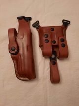 Fits CZ D PCR Com 9mm 3.75”BBL Leather Shoulder Holster Double Mag #1308# RH image 10
