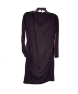 Maternity Long Sleeve Body Con Black Dress  Size Medium - £12.35 GBP