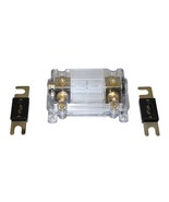 250A Gold Plated Anl Fuse Holder 0 2 Ga 12V Car Amp Installation Free Fuse - £21.18 GBP