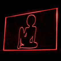 180012B Afro Sex Sexy Nude Girl Haircut Sexual Highest Rated LED Light Sign - $21.99