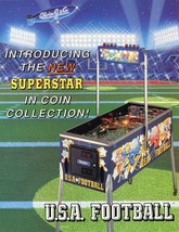 USA Football Pinball FLYER 1992 Original Standard Version Vintage Retro Art - £17.34 GBP