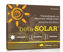 Olimp Labs Beta Solar for an even and beautiful tan in the sun and solarium, 30  - £35.34 GBP