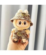 Labubu Gucci Outfit Brown Labubu Luxury Clothes Labubu outfit 2 pcs  - $19.95
