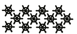 Dark Brown Cast Iron Nautical Ship Wheel Drawer Pulls or Cabinet Knobs S... - £23.45 GBP