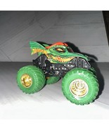 HOT WHEELS MONSTER JAM DRAGON GREEN  1:64 Monster Truck - $214.50 MXN