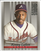 Kenny Lofton (Atlanta Braves) 1997 Donruss Studio 8&quot; X 10&quot; Jumbo Card #17 - £5.34 GBP