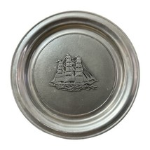 Wilton Pewter Sailing Ship Plate Armetale Columbia PA RWP Schooner Clipp... - £15.27 GBP