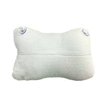 Bulk Buys Soft Cloth Bath Pillow with Suction Cups - 4 Pack - £11.57 GBP