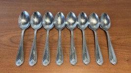 Oneida Northland Royal Shell 8 Oval Soup Spoon Stainless Steel Chrome 7 ... - $27.69
