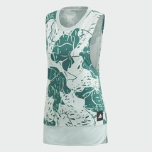 Adidas DQ1424 Athletic Sport Tank Top Ash Green 100% Cotton ( M ) Free Shipping - £52.69 GBP