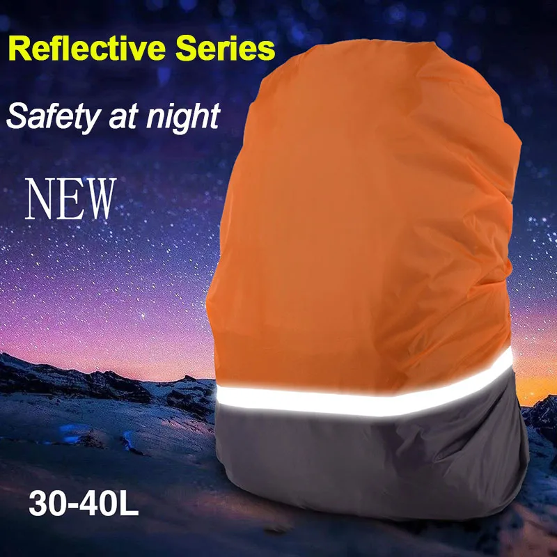 Sporting 18-70L Reflective Waterproof Backpack Rain Cover,Dustproof Cover For Ba - £18.44 GBP