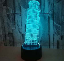 3D Nightlight Of The Leaning Tower Of Pisa - £13.14 GBP+