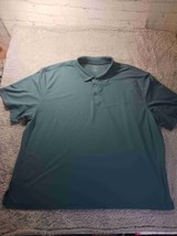 Van Heusen Air Polo Shirt Moisture Wicking Mens Big Tall Size 4XL Preppy Casual  - £15.54 GBP