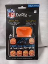 Carolina Panthers Football Team NFL Halloween Pumpkin Carving Kit w/ 6 Stencils - £5.55 GBP