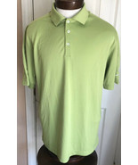 Nike Golf Lime Green Short Sleeve Polo Shirt Men’s Size Large - £19.66 GBP