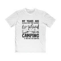Mens Very Important Tee - Black and White Camping Scene - $20.60+
