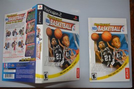 PlayStation 2 PS2 Backyard NBA Basketball Tim Duncan Cover Sleeve &amp; Manual Only - £13.62 GBP
