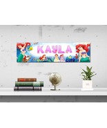 Princess Ariel - Personalized Name Poster, Customized Wall Art Banner - £14.38 GBP+