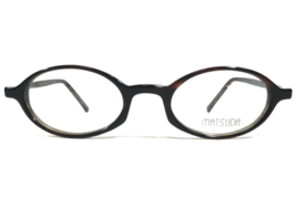 Matsuda Petite Eyeglasses Frames 10315 BR/IG Dark Brown Oval Full Rim 44... - £183.11 GBP