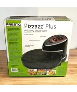 Presto Pizzazz Plus Rotating Pizza Oven Dual Heat 03430 Black Open Box - $942.21 MXN