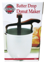 Norpro Batter Drop Donut Maker 2 Cup /16 oz Pancakes/Waffles #3168 - New - $13.29