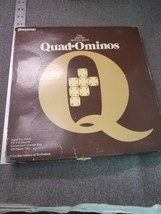Quad-Ominos Board Game 1978 Original Box Complete Vintage Pressman #4422 - $14.82