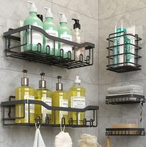 Shower Shelves 5-Pack, Adhesive Shower Organizer No Drilling, Large Capacity - £35.12 GBP