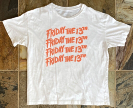 Friday the 13th T Shirt - White - XS/S - American Eagle - Horror Movie - $16.36