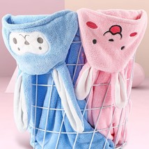Pink Bunny Plush Kids Blanket Bath Robe Towel - £47.56 GBP